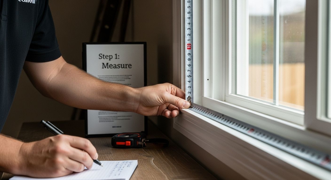 window shade installation