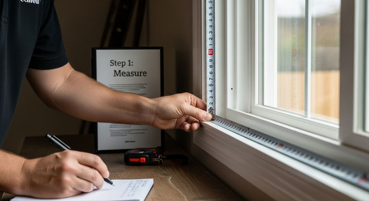 window shade installation