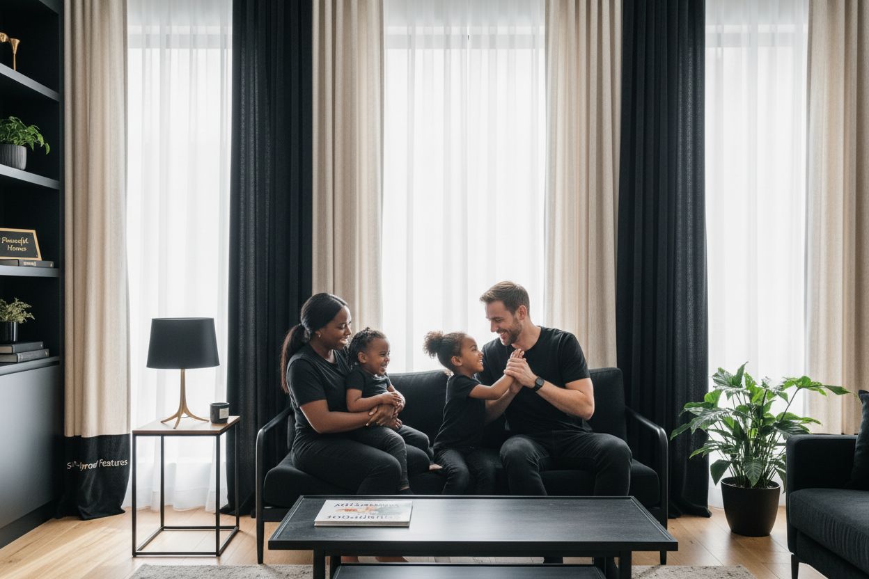 soundproof window living family