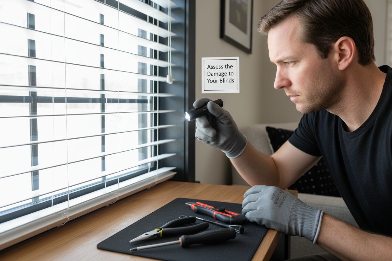 how to repair broken blinds image