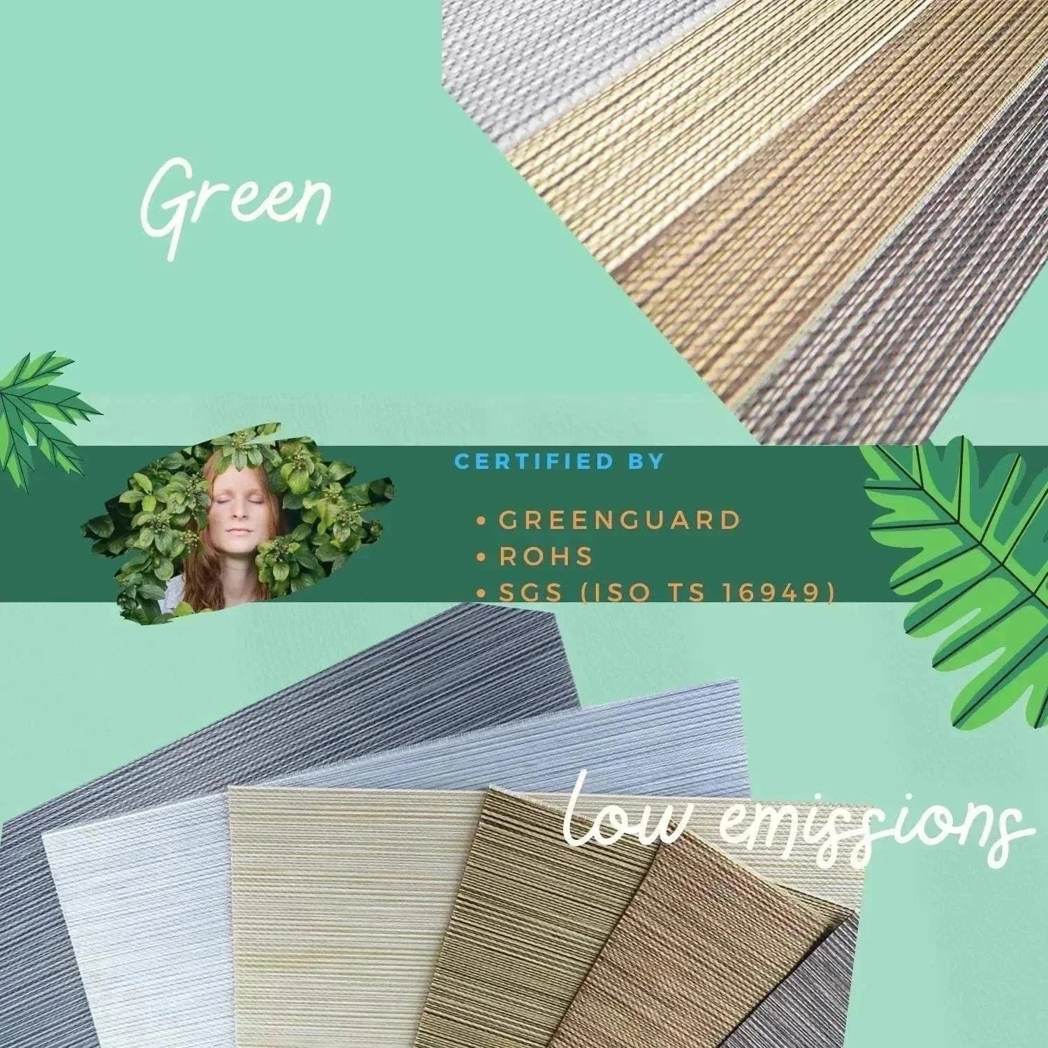 Value Blinds™ elegant premium zebra shades with motorization, smart control, blackout, waterproof, oil-proof, and stain-resistant features