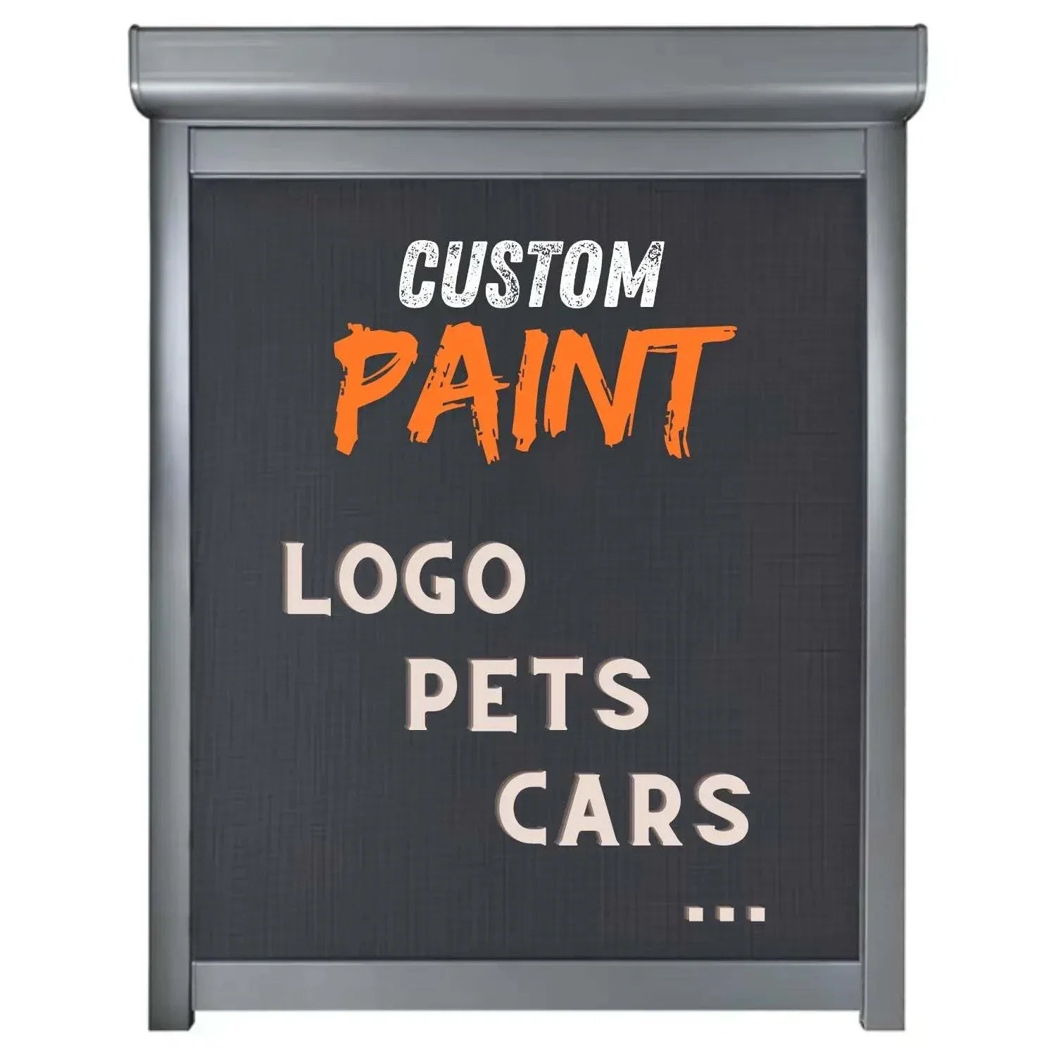 Value Blinds® Motorized Outdoor custom graphic shades with adjustable openness and reinforced side rails for large outdoor spaces