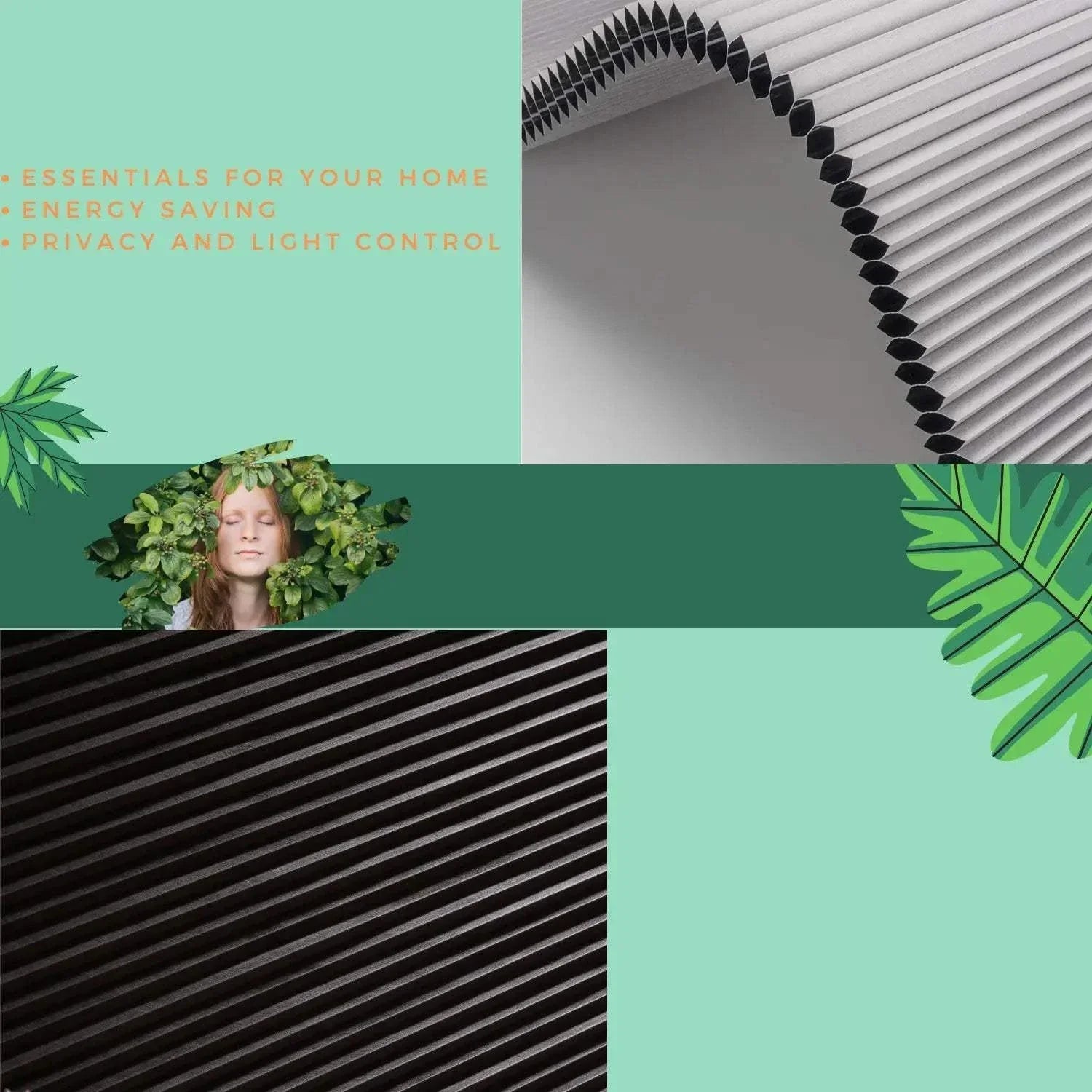 Value Blinds™ motorized honeycomb shades with top down bottom up light filtering in multiple colors