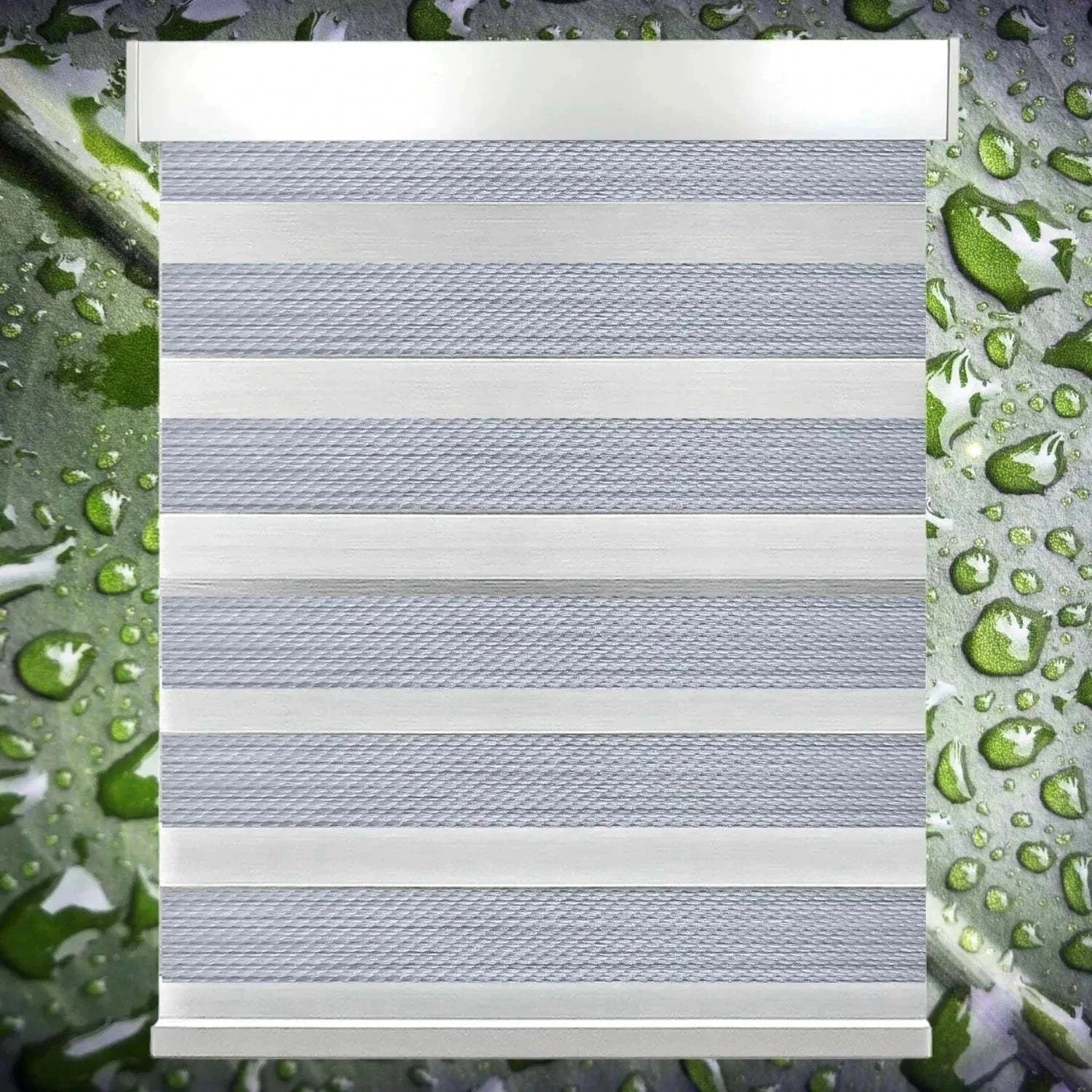 Value Blinds™ elegant motorized zebra shades with blackout, waterproof, oil-proof, and stain-resistant features