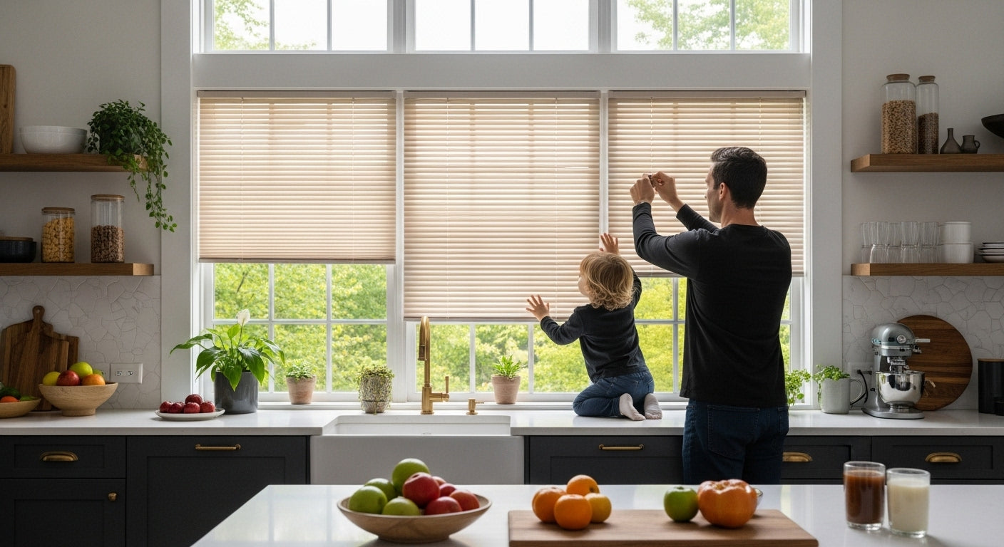 kitchen blinds modern family