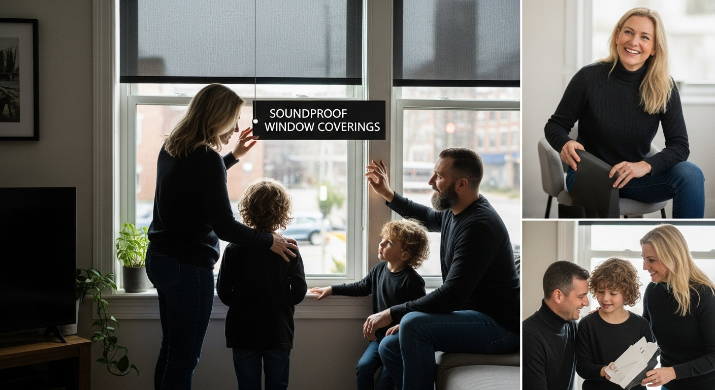 soundproof window coverings living room