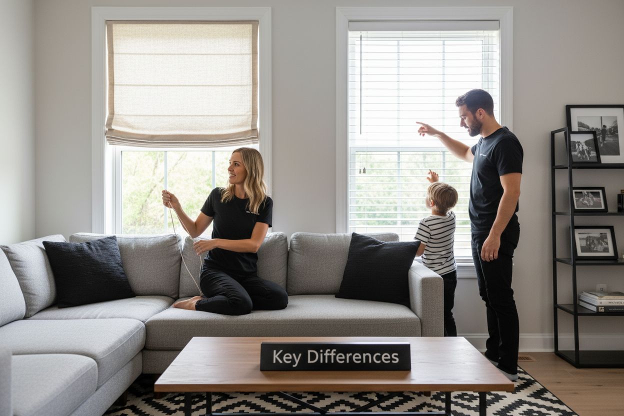 roman shades vs blinds