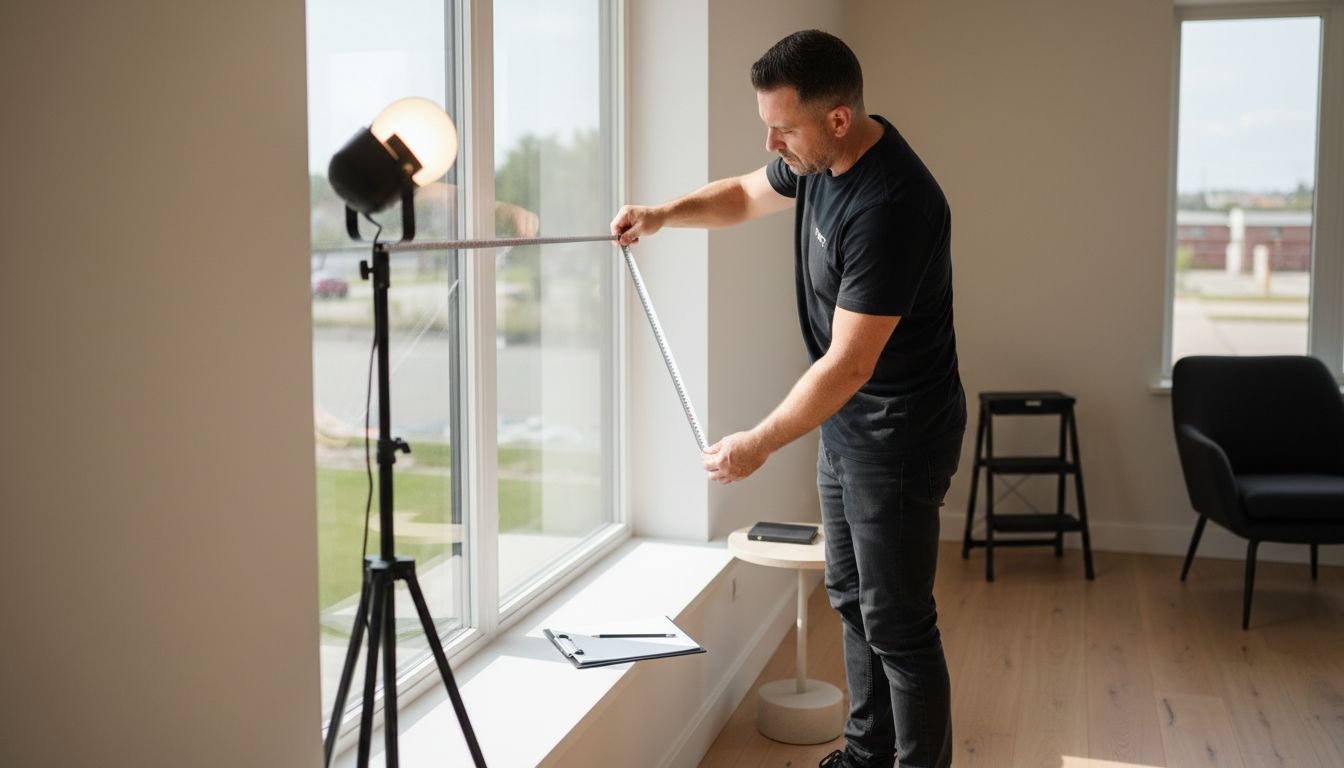 window blind measurement