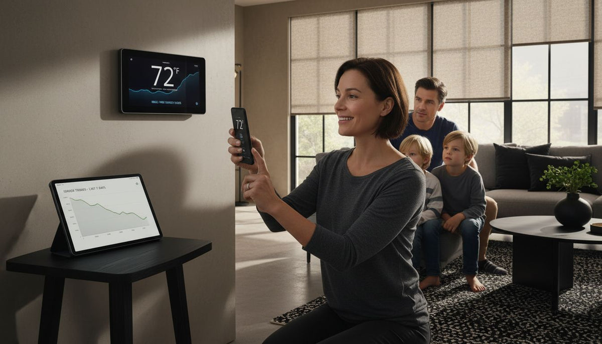 smart thermostat family