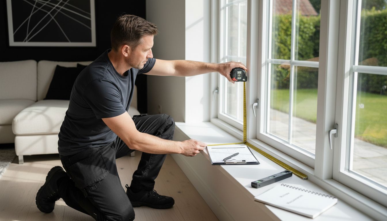 measuring window blinds