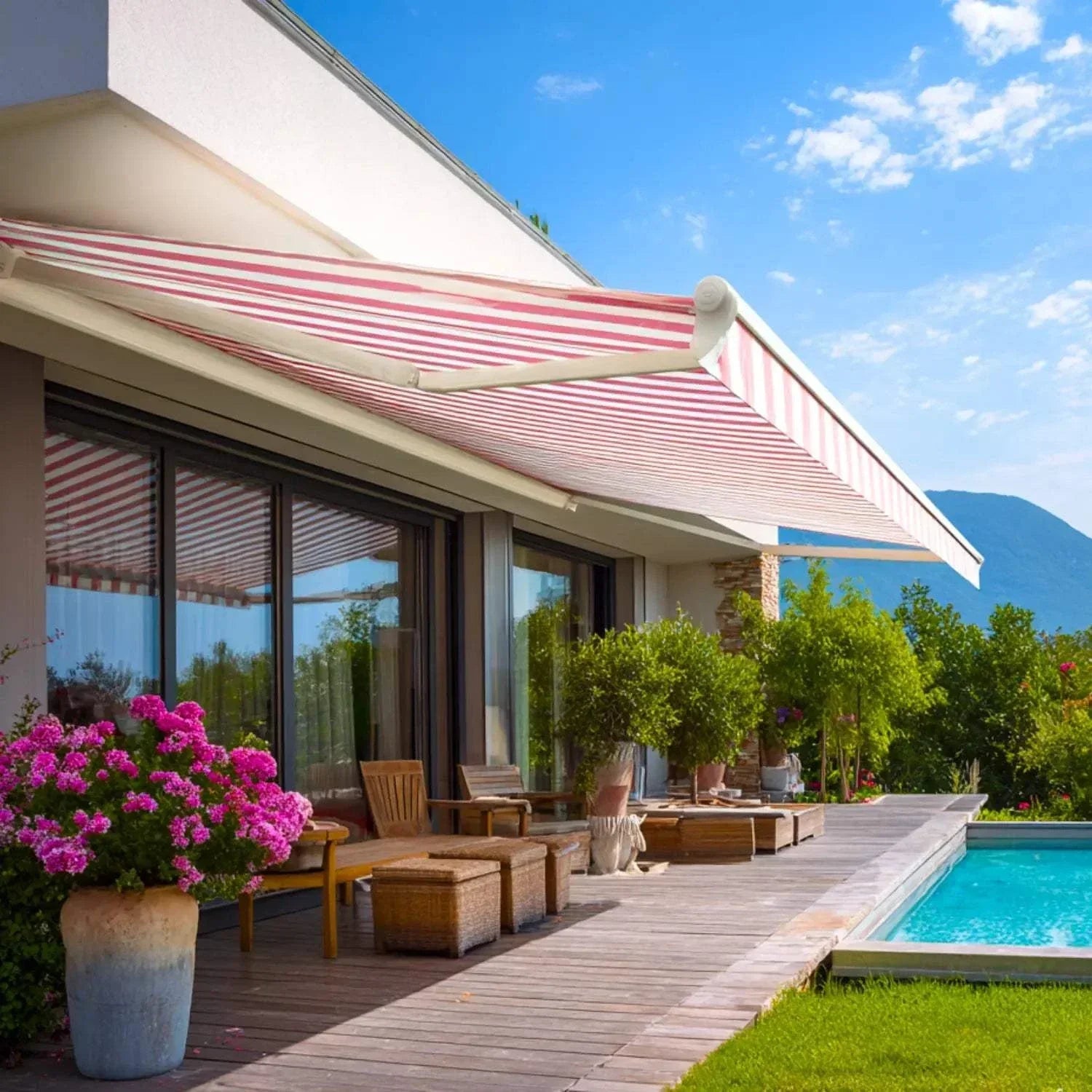 Weather-Resistant & Windproof Outdoor Shades for Coastal Homes