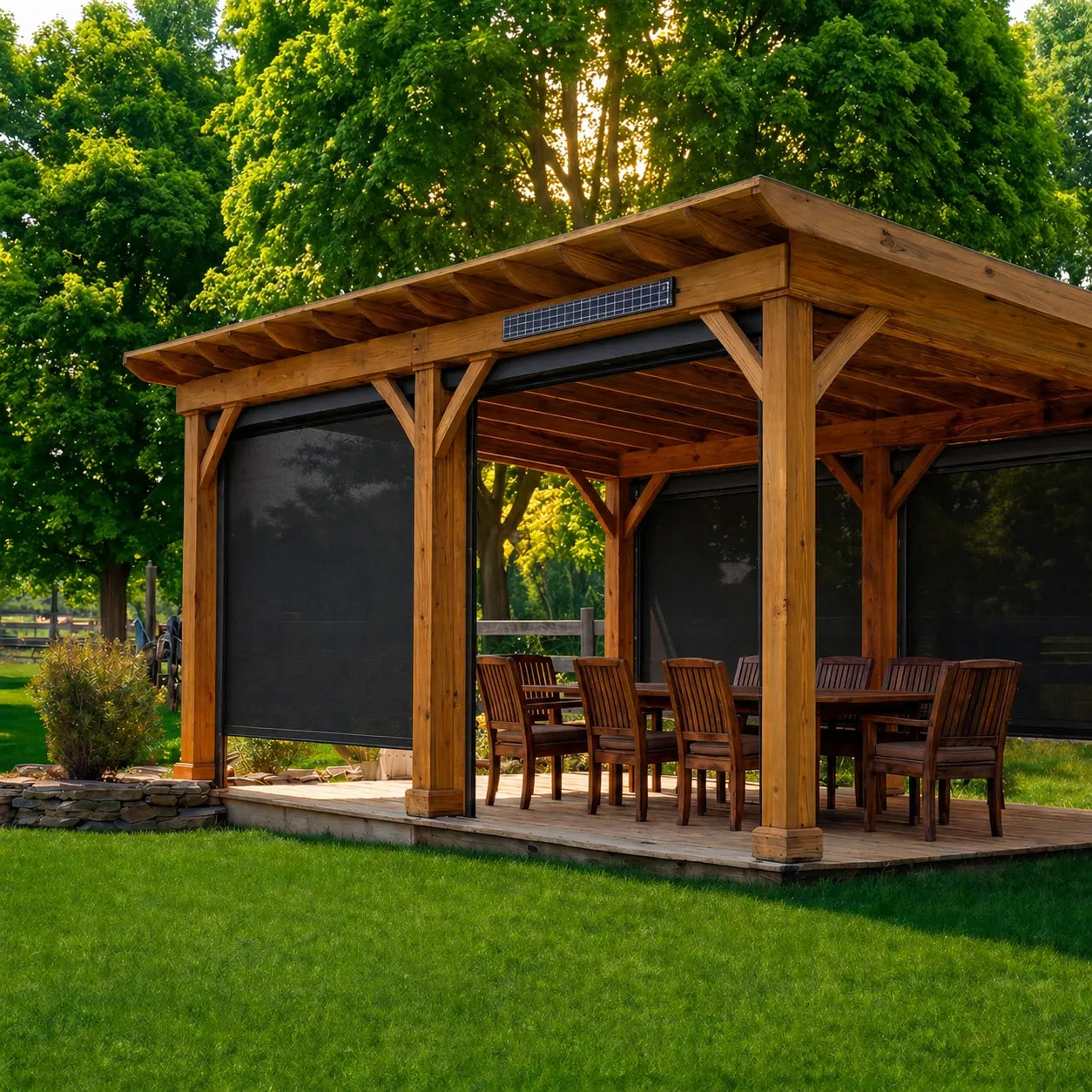 Outdoor Solar Shade Fabric and Openness Factor: How to Choose